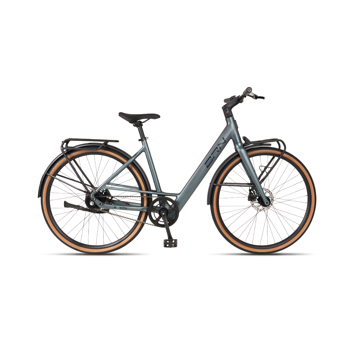 BICI BRN BIKE E-CITY GRIGIA