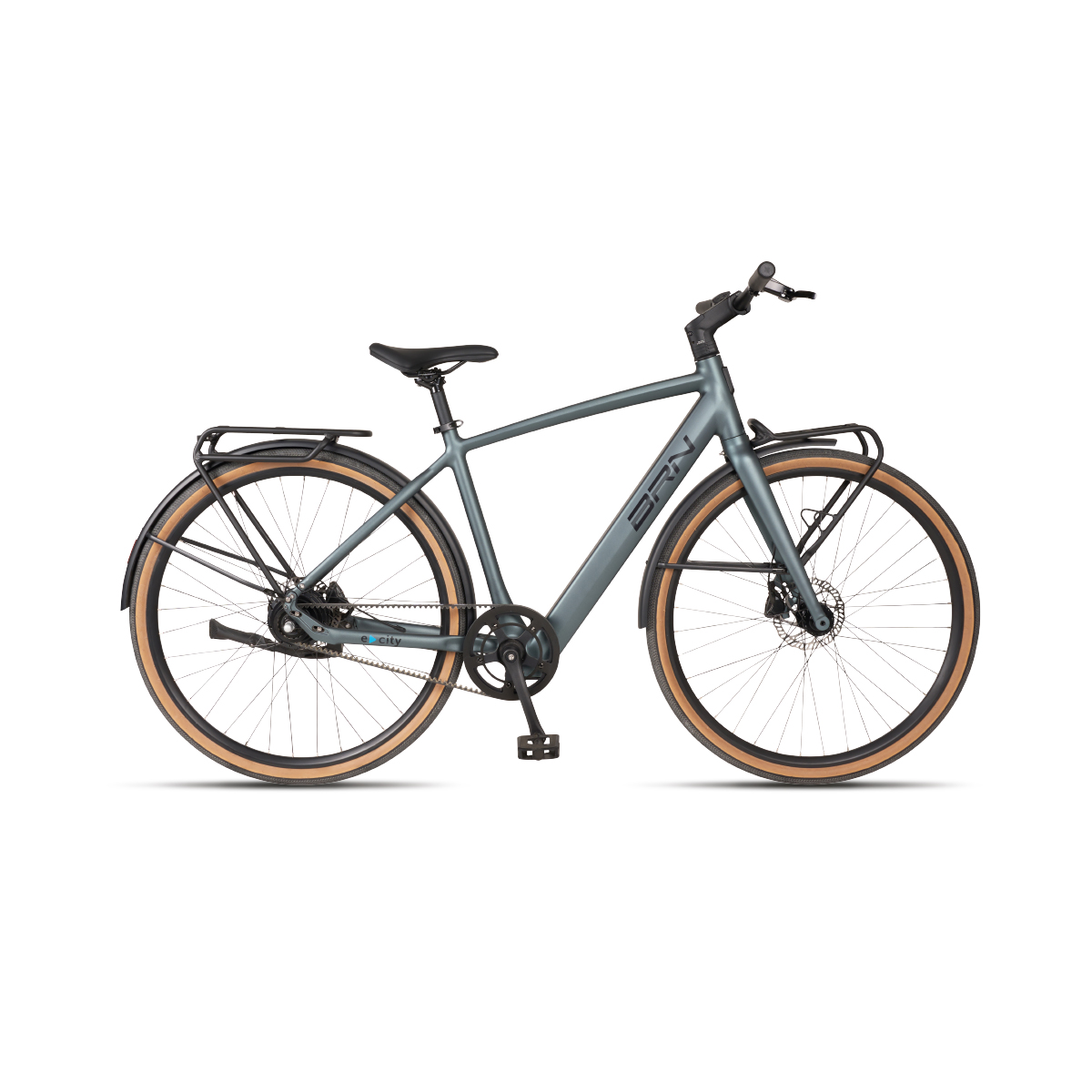 BICI BRN BIKE E-CITY UOMO GRIGIA