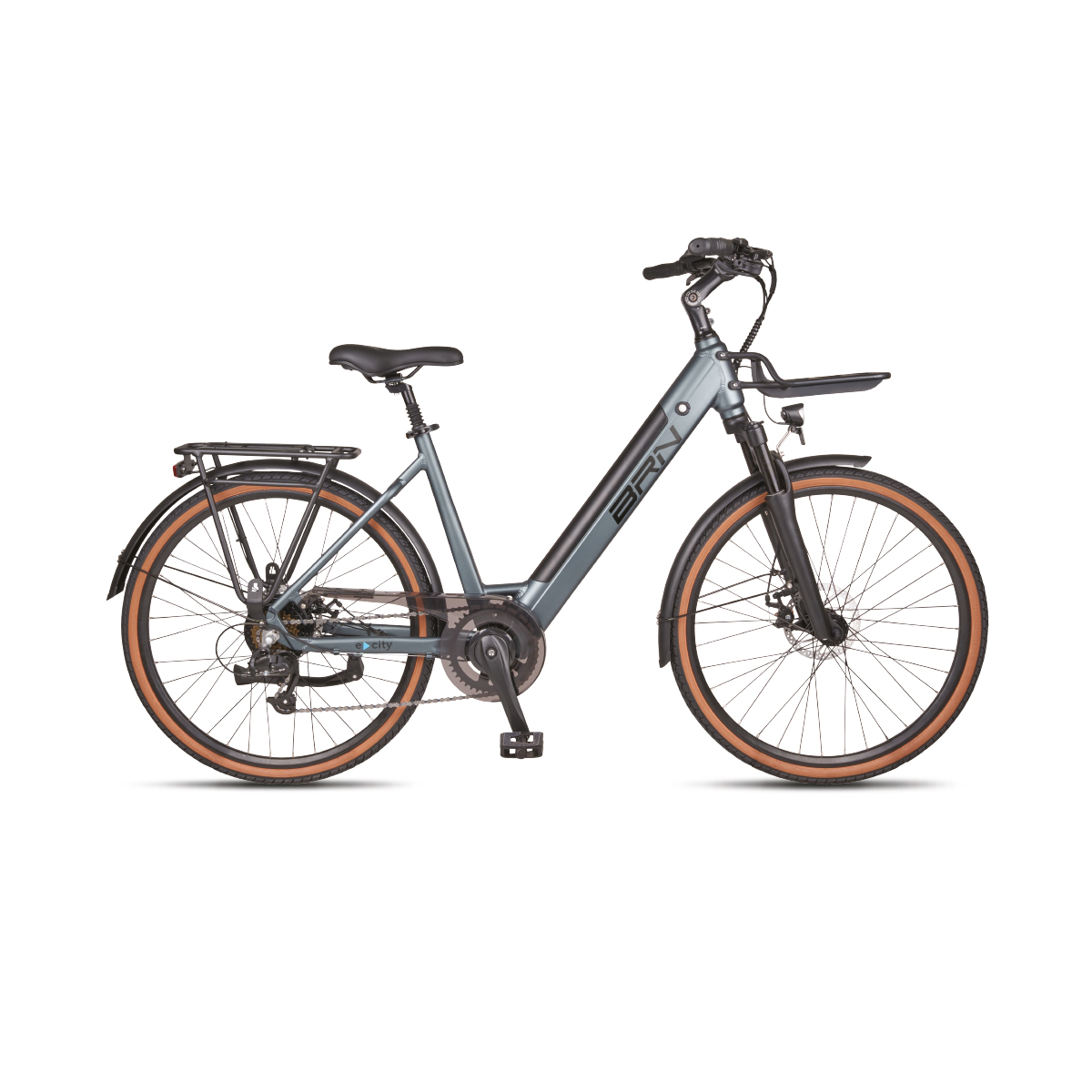 BICI BRN BIKE E-CITY LC 26" GRIGIA