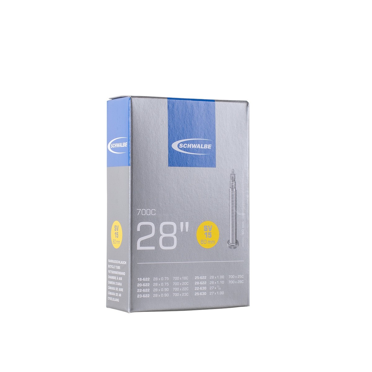 CAMERA SCHWALBE 700 x 23/30 FRANCESE 60 SV15