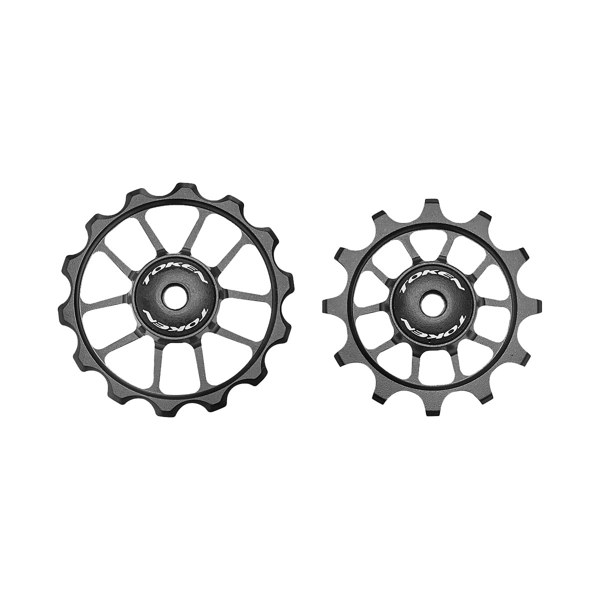 PULEGGE TOKEN OVERSIZED SHIMANO/SRAM ROAD 12/14T PREMIUM ALLUMINIO