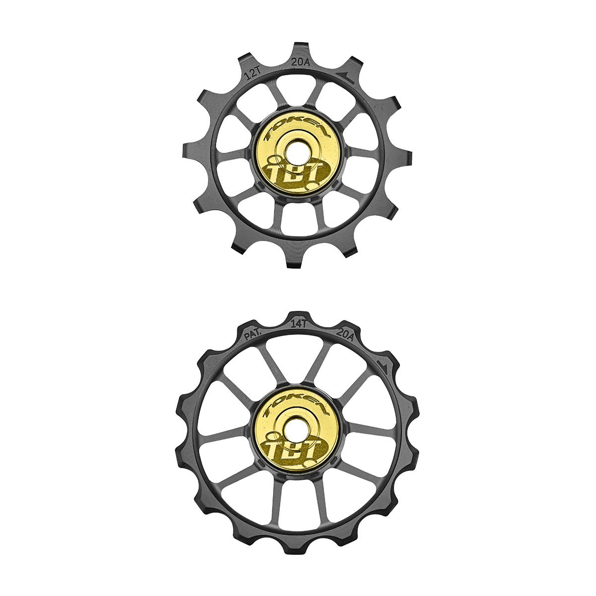 PULEGGE TOKEN OVERSIZED SRAM TBT 12/14T ALLUMINIO