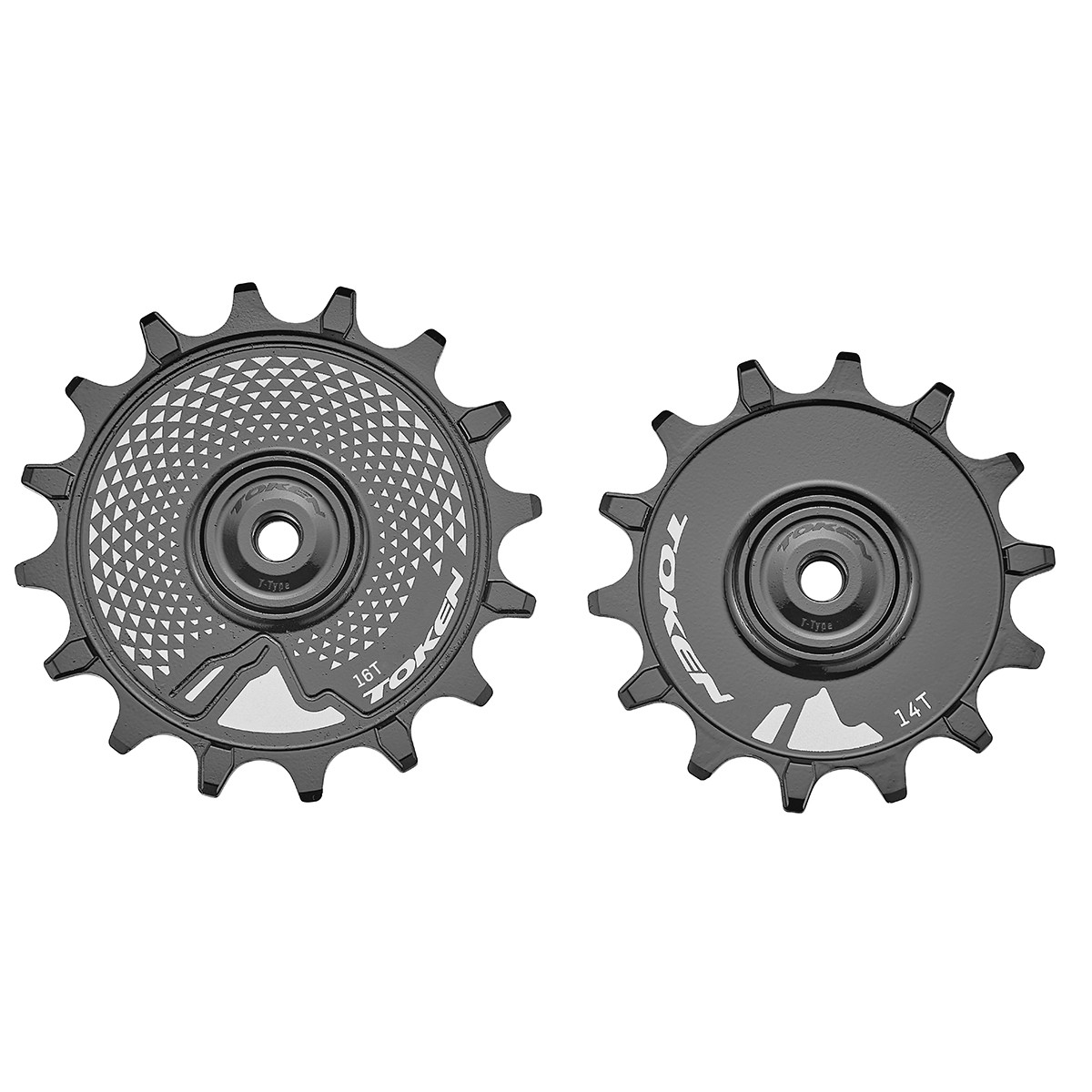 PULEGGE TOKEN SHIMANO/SRAM 12V. MTB/GRAVEL 14/16T ACCIAIO INOX
