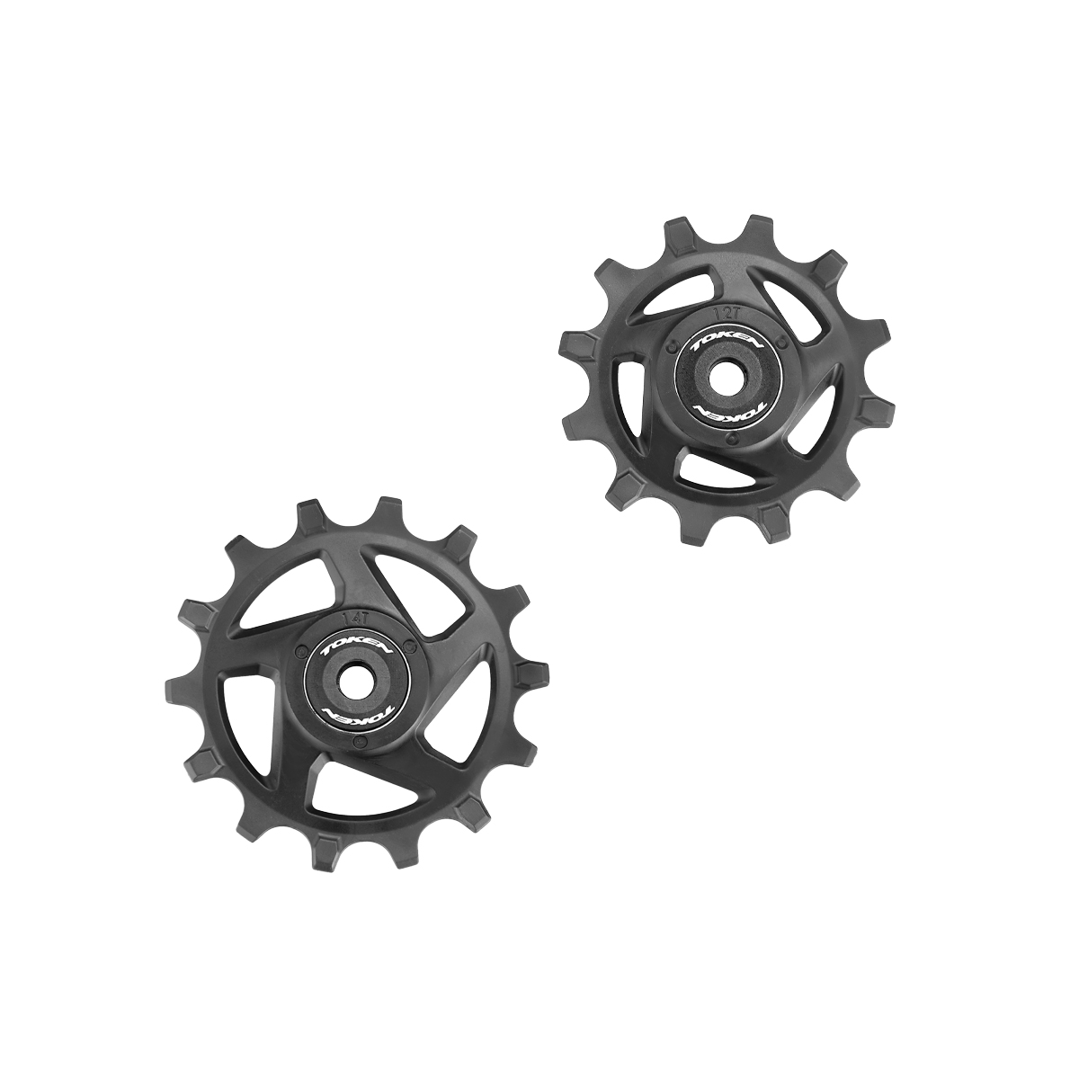 PULEGGE TOKEN SRAM 12V. MTB 12/14T ACCIAIO INOX
